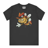Stylish Funny Character Design Black T-Shirt product